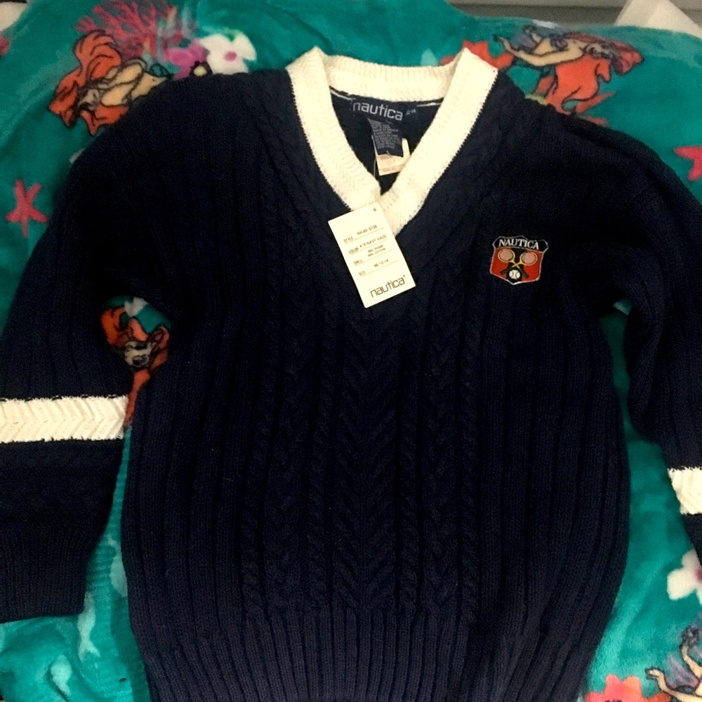 Vintage womens nautica sweater medium new with tags